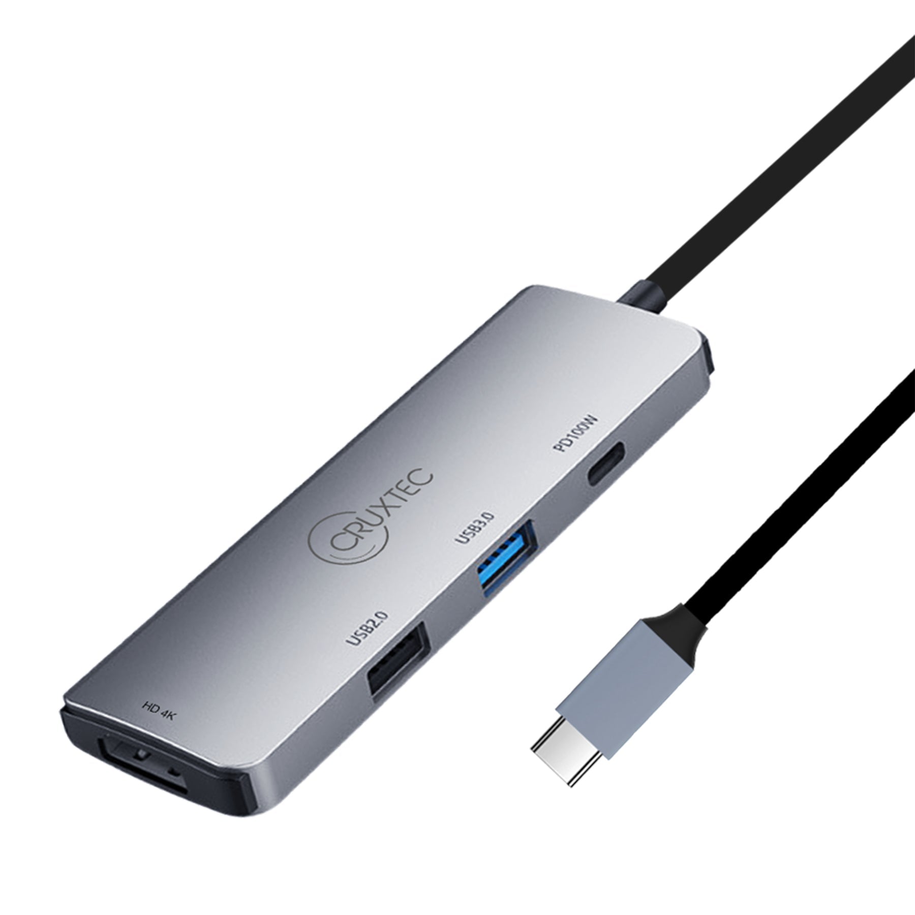 Cruxtec 4-in-1 USB-C Mini Dock with HDMI image