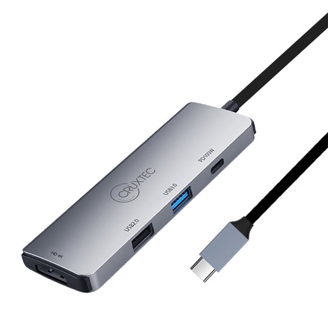 Cruxtec 4-in-1 USB-C Mini Dock with HDMI image