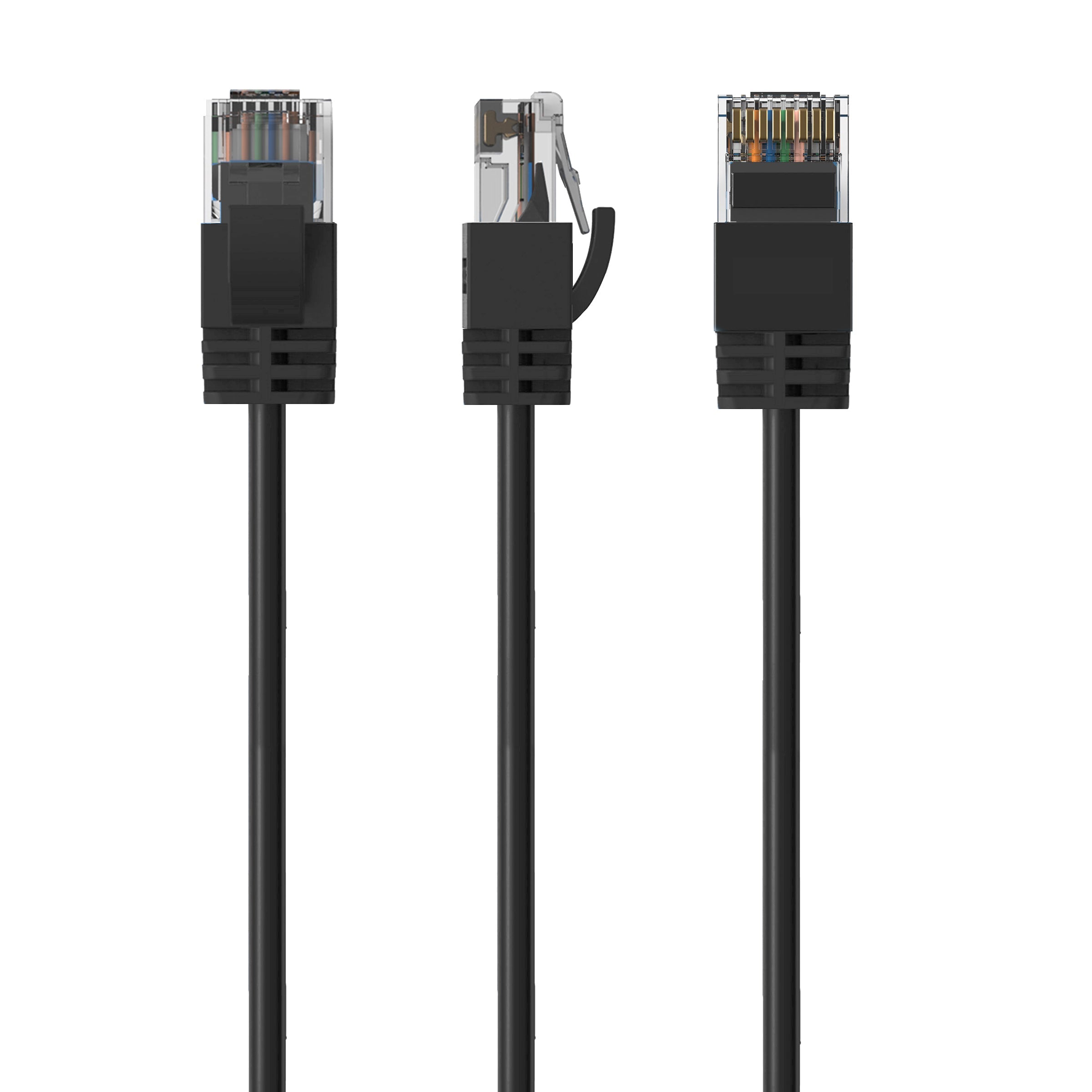 Cruxtec CAT6A UTP 10GbE Ultra-Thin Ethernet Cable (Black 10m) image