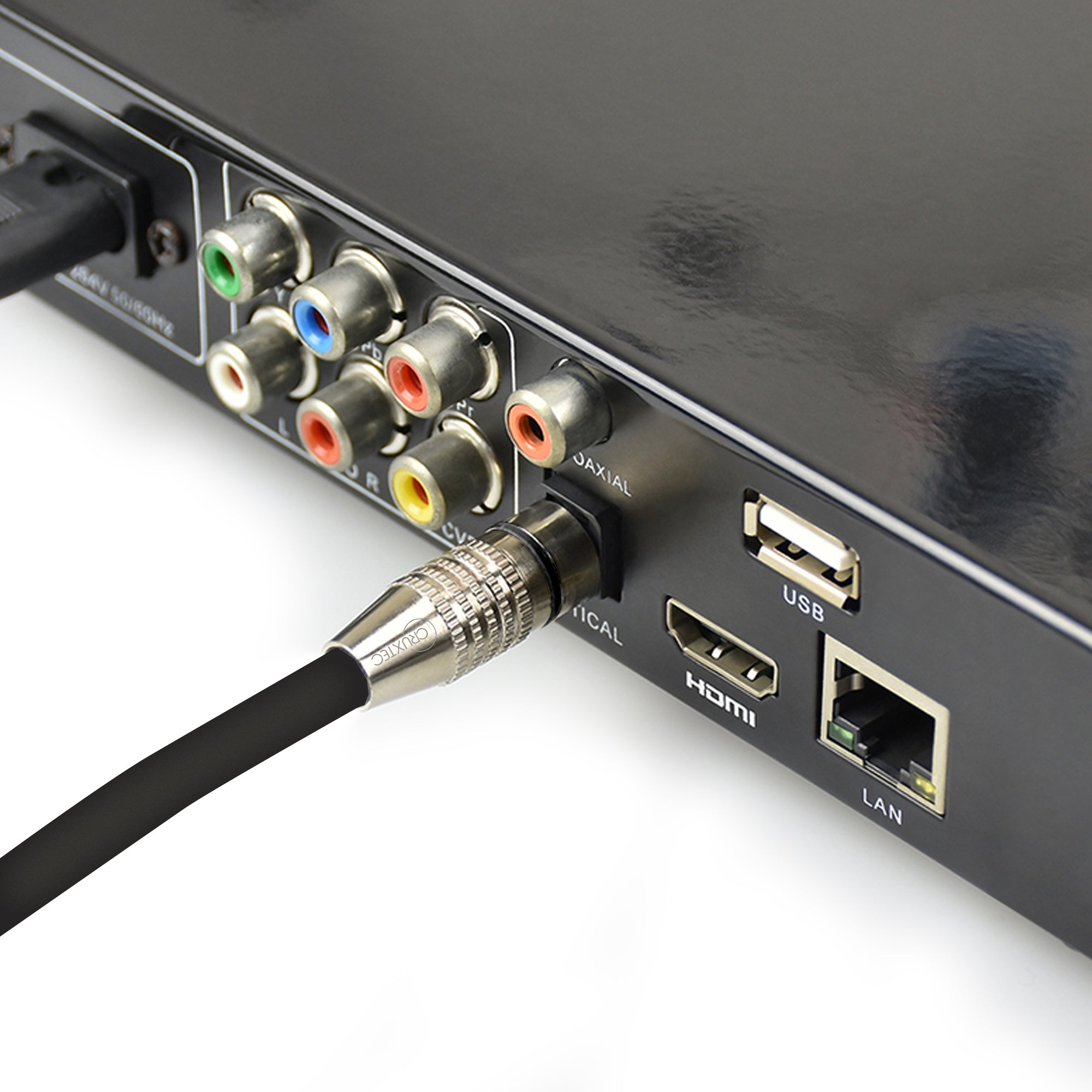 Cruxtec Optical Fiber Toslink Digital Audio Cable (15m) image