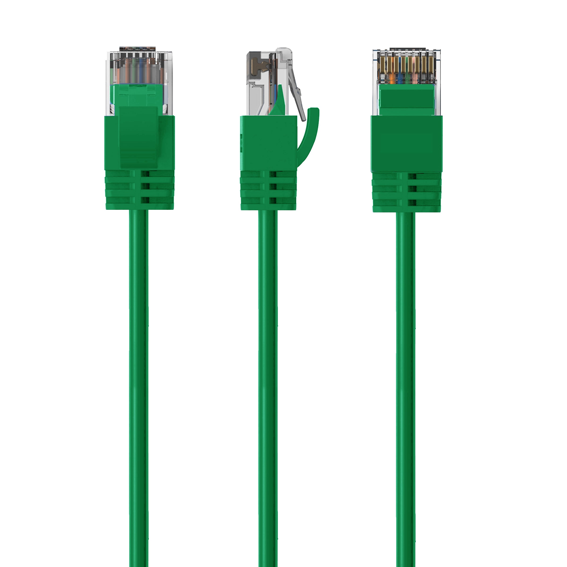 Cruxtec CAT6A UTP 10GbE Ultra-Thin Ethernet Cable (Green 1.5m) image