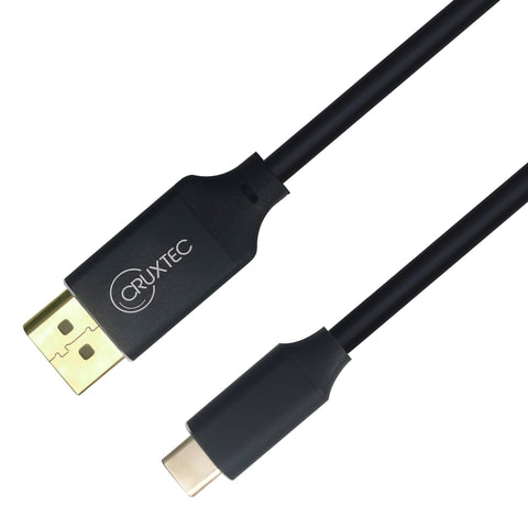 Cruxtec USB-C to DisplayPort Cable 4K@60Hz (Black 5m) image