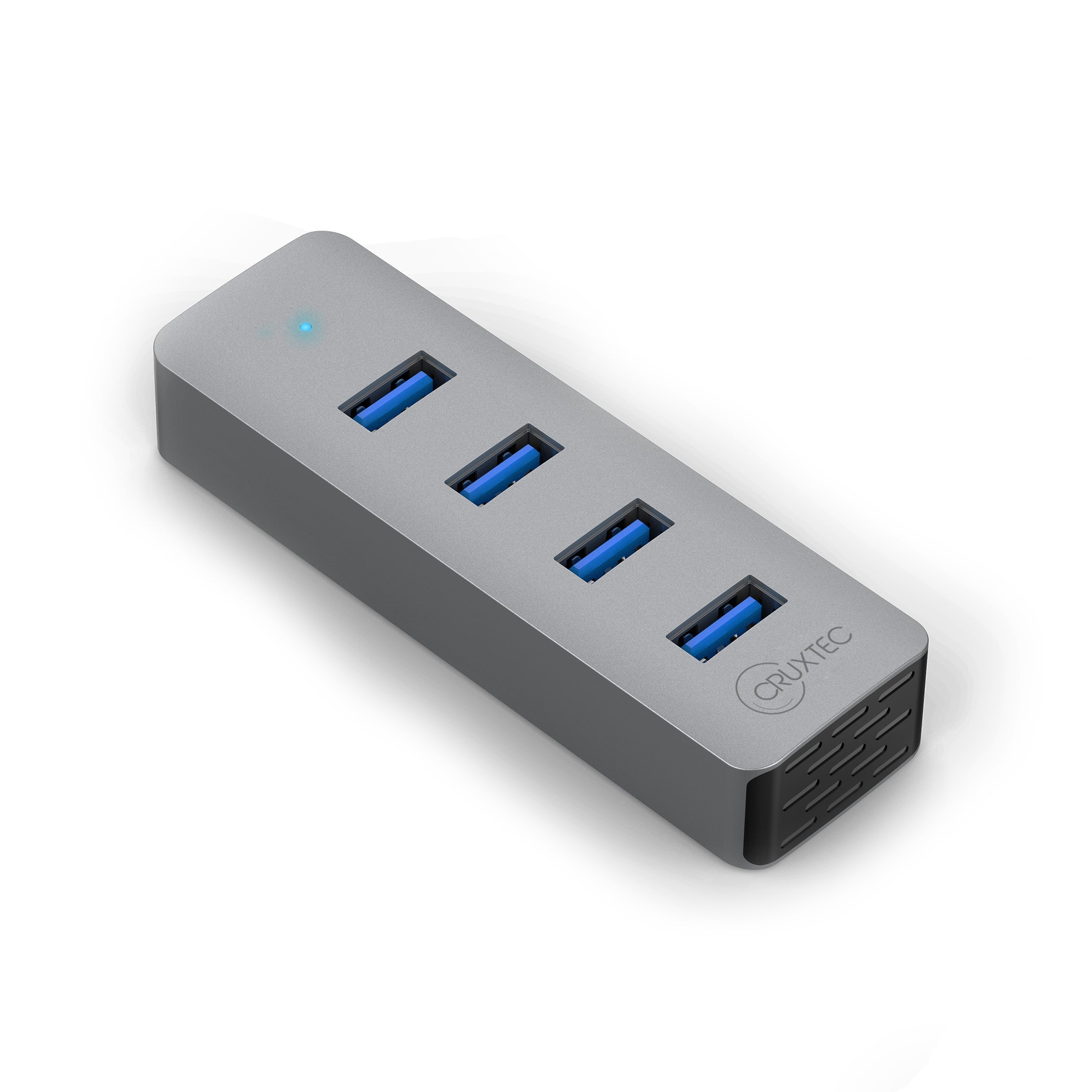 Cruxtec 4-Port USB 3.0 Hub with USB-C Power Port image