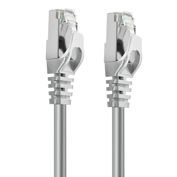 Cruxtec CAT7 SF/FTP 10GbE Shielded Ethernet Cable (White 50cm) image
