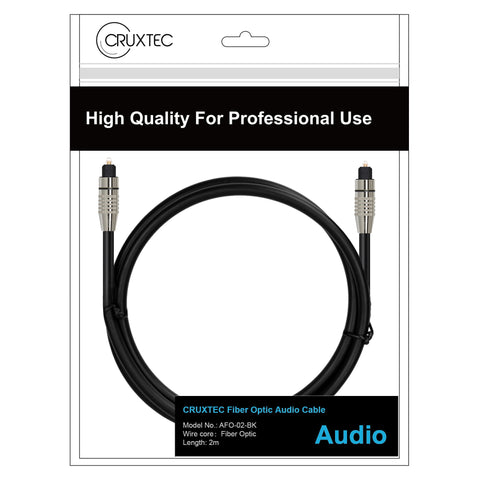 Cruxtec Optical Fiber Toslink Digital Audio Cable (3m) image