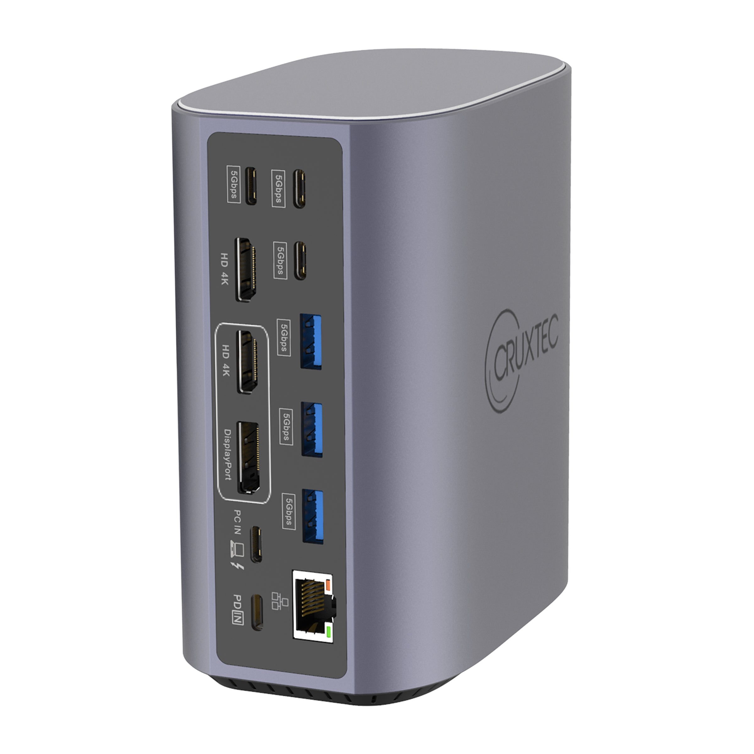 Cruxtec Universal 17-in-1 DisplayLink USB-C Multifunctional Docking Station image