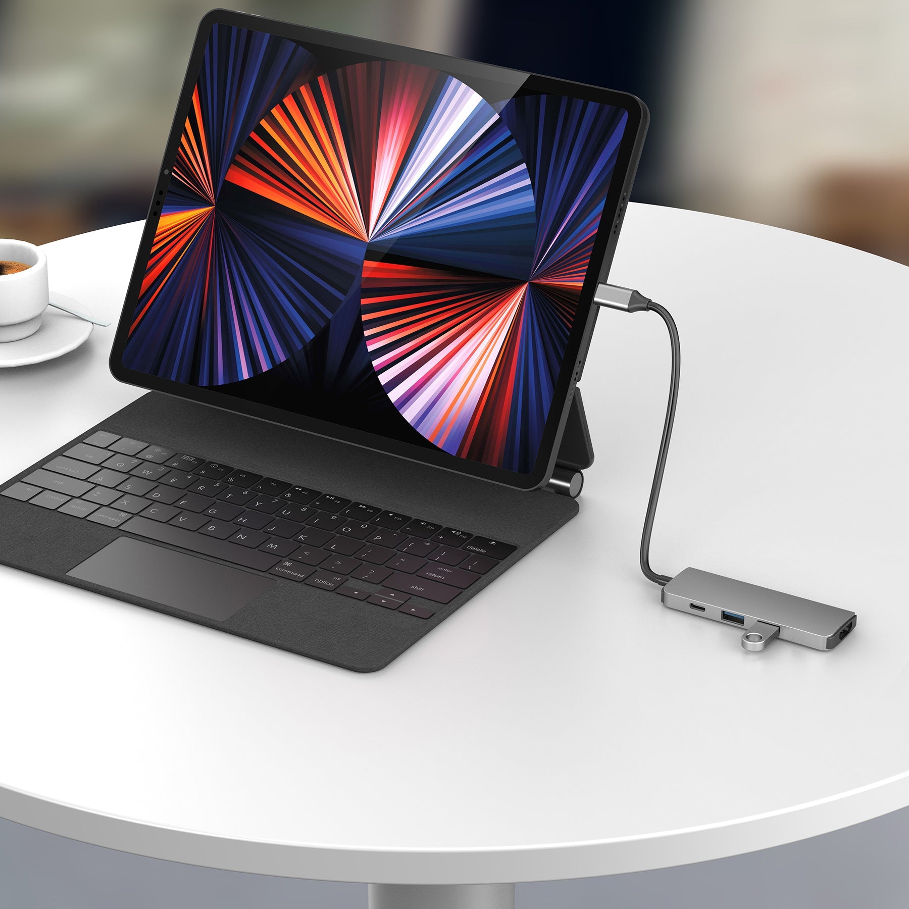 Cruxtec 4-in-1 USB-C Mini Dock with HDMI image