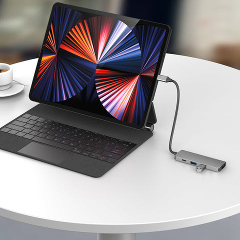 Cruxtec 4-in-1 USB-C Mini Dock with HDMI image