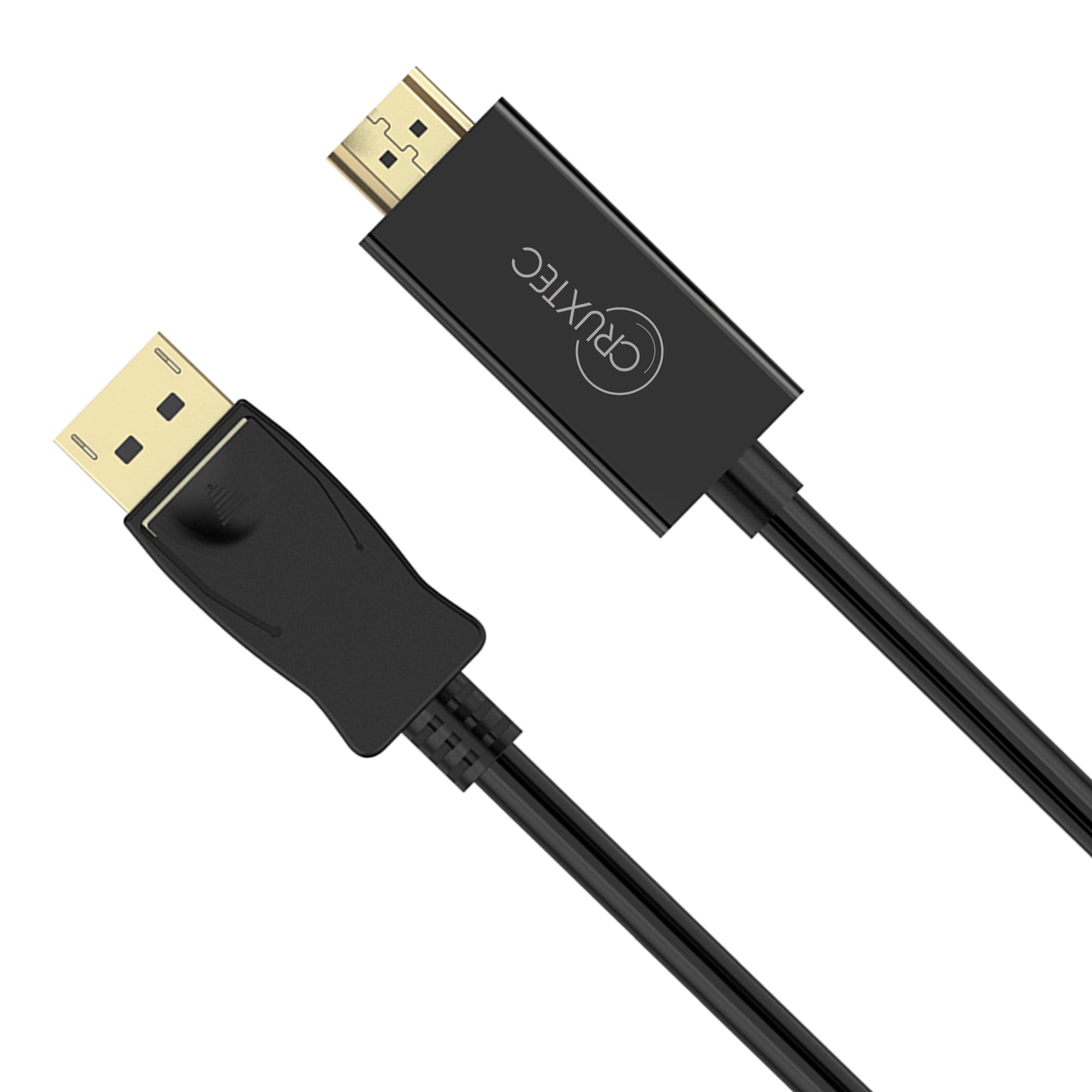 Cruxtec DisplayPort to HDMI Cable 4K@30Hz (Black 2m) image