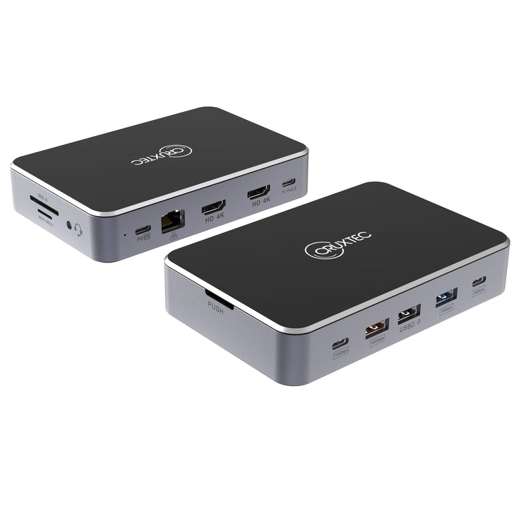 Cruxtec USB-C to DisplayPort Cable 4K@60Hz (Silver Grey 1m) image