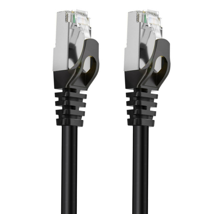 Cruxtec CAT7 SF/FTP 10GbE Shielded Ethernet Cable (Black 50m) image