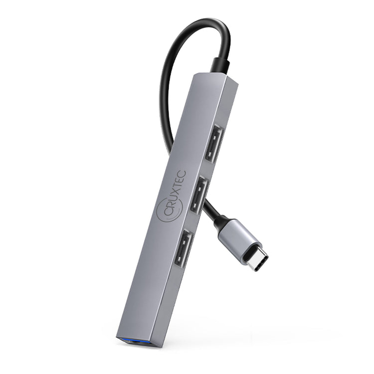 Cruxtec 4-Port High-Speed USB-C 3.0 Ultra-Slim Hub image