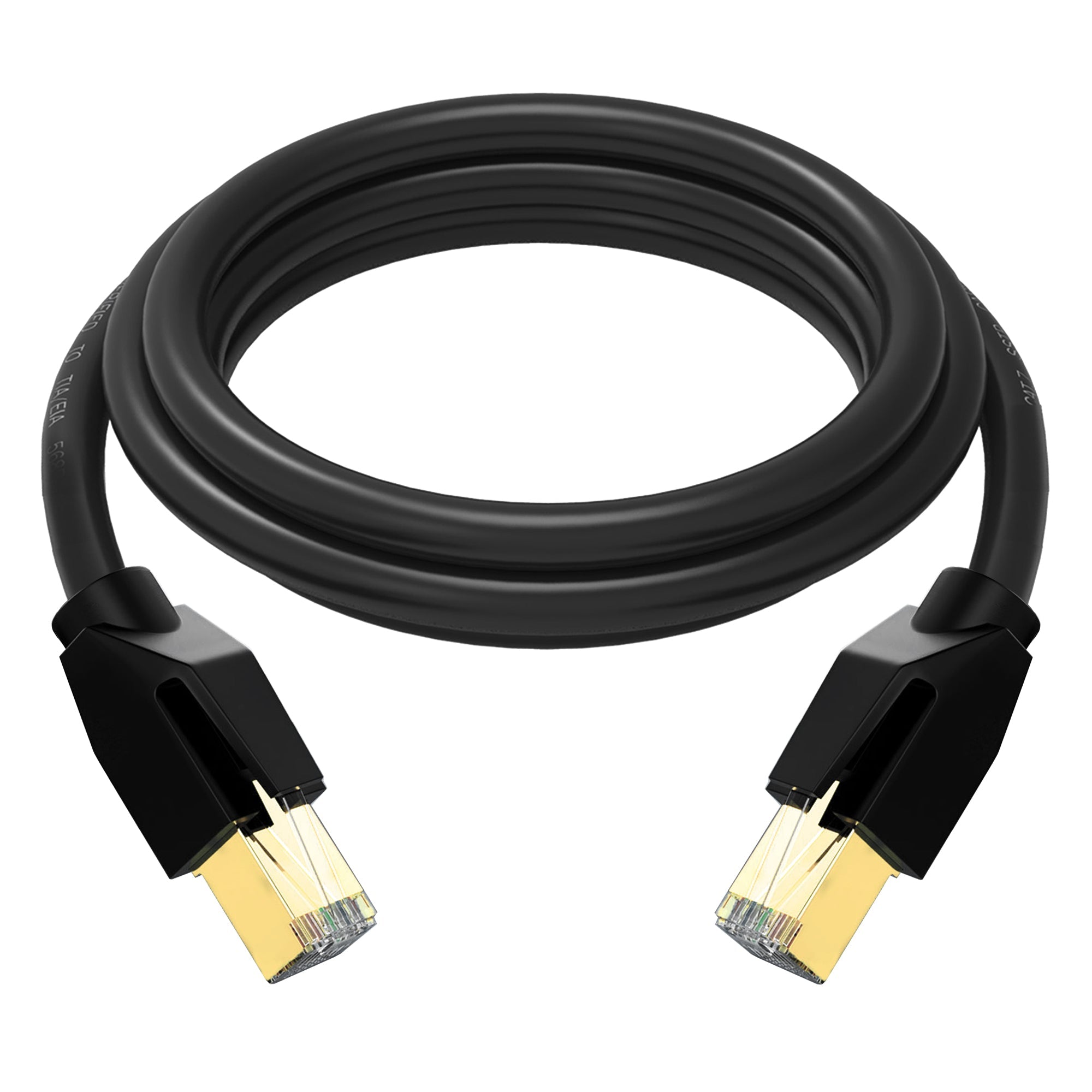 Cruxtec CAT8 S/FTP 40GbE Shielded Ethernet Cable (Black 20m) image