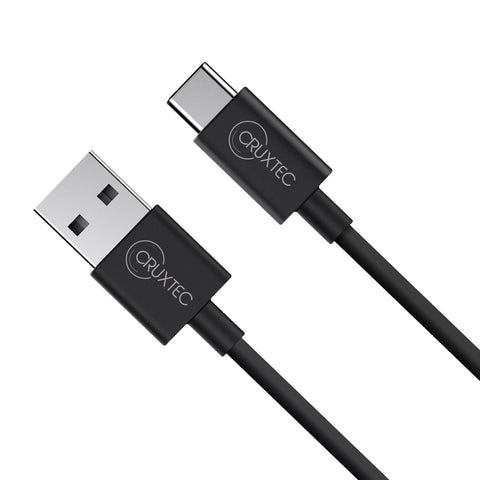 Cruxtec USB-A to USB-C Cable 60W (Black 1m) image