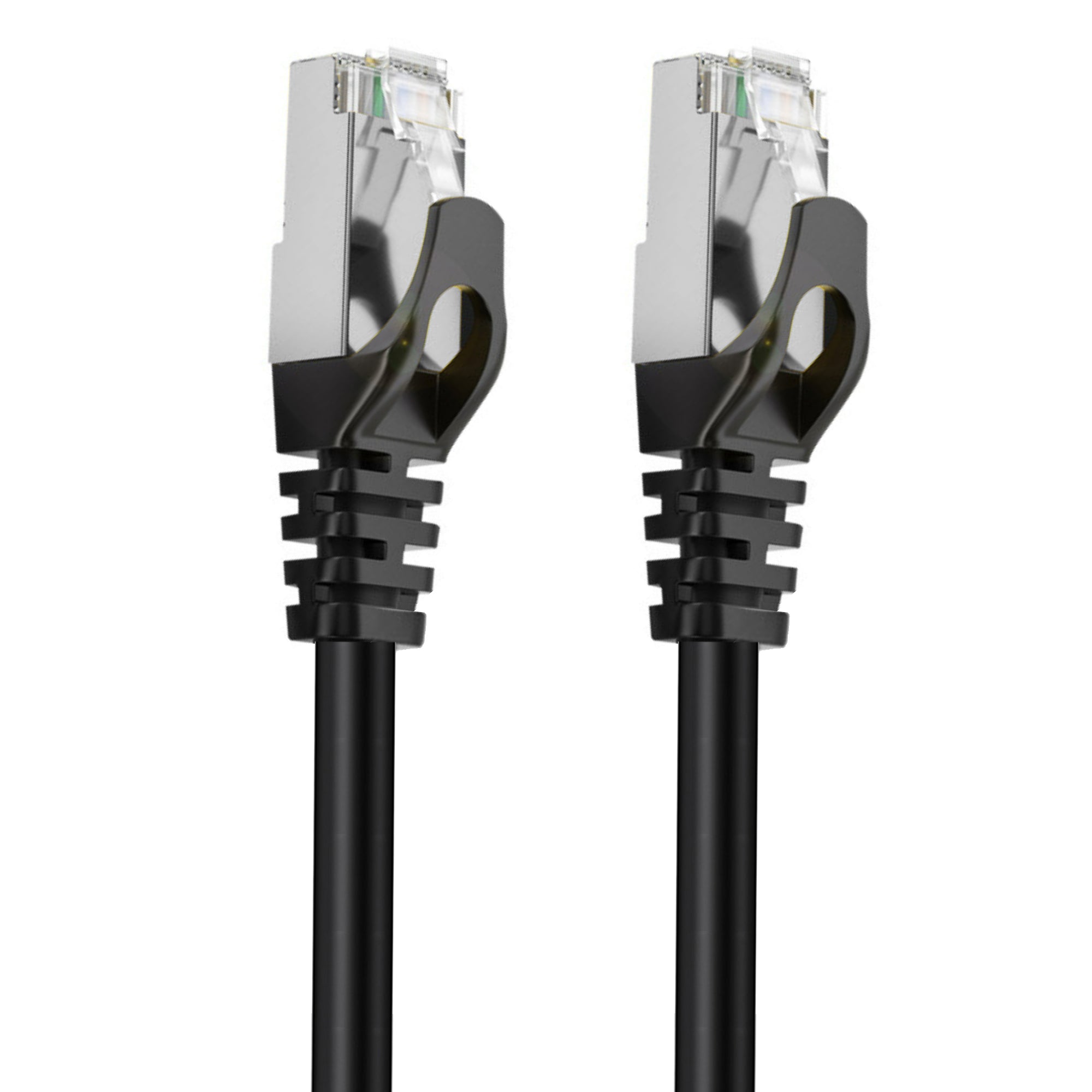 Cruxtec CAT7 SF/FTP 10GbE Shielded Ethernet Cable (Black 3m) image