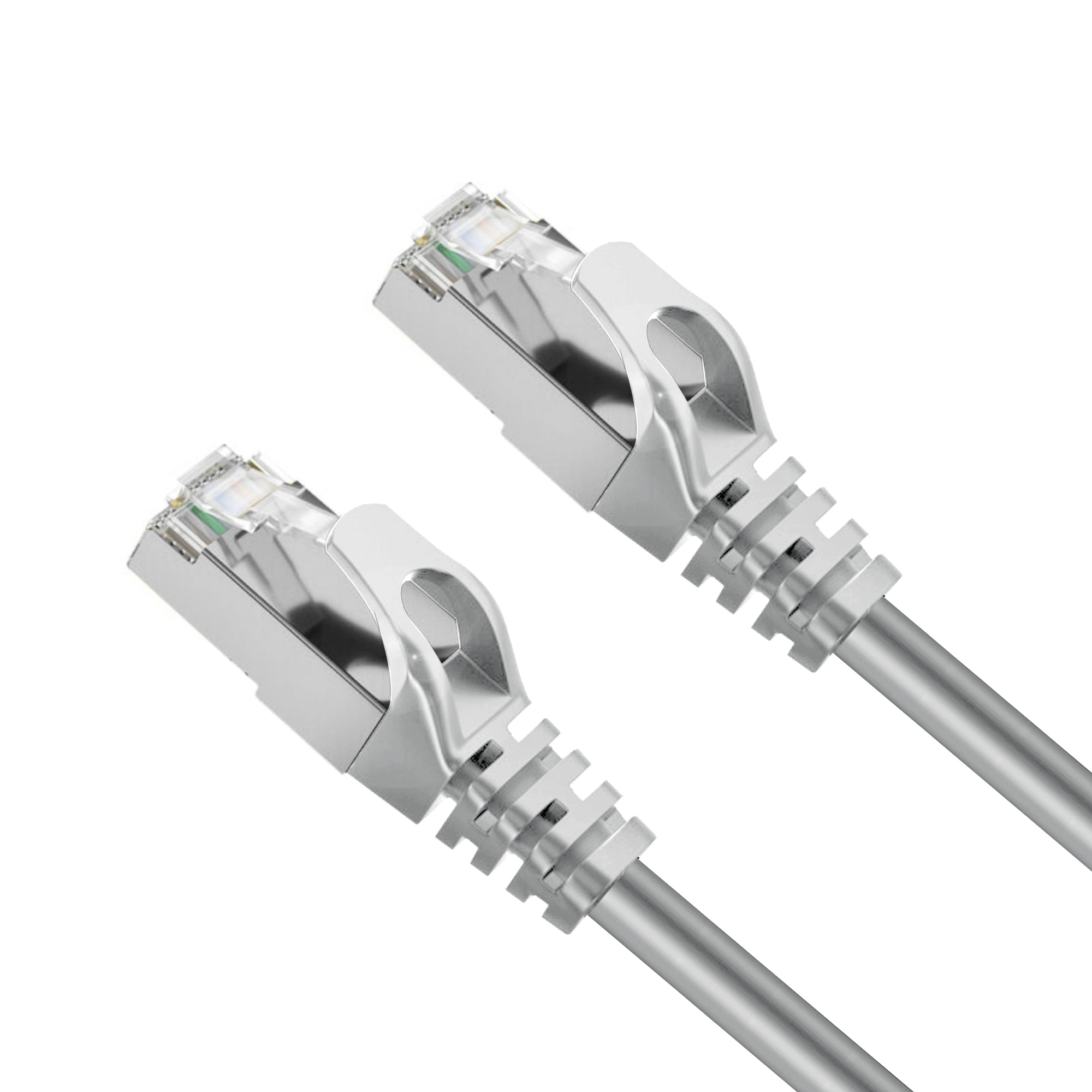 Cruxtec CAT7 SF/FTP 10GbE Shielded Ethernet Cable (White 50m) image