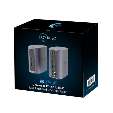 Cruxtec USB-C to DisplayPort Cable 4K@60Hz (Silver Grey 1m) image