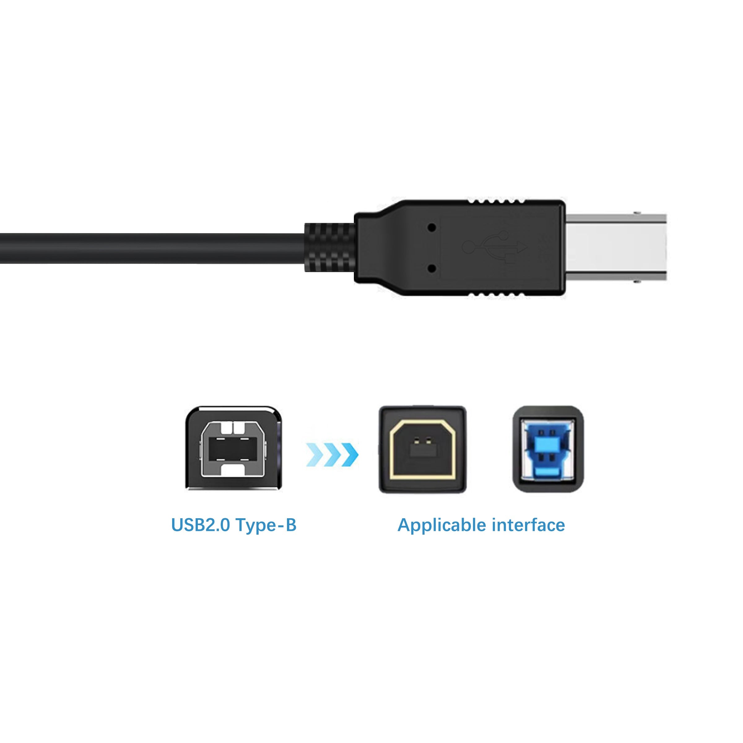 Cruxtec USB-A to USB-B Cable (2m) image