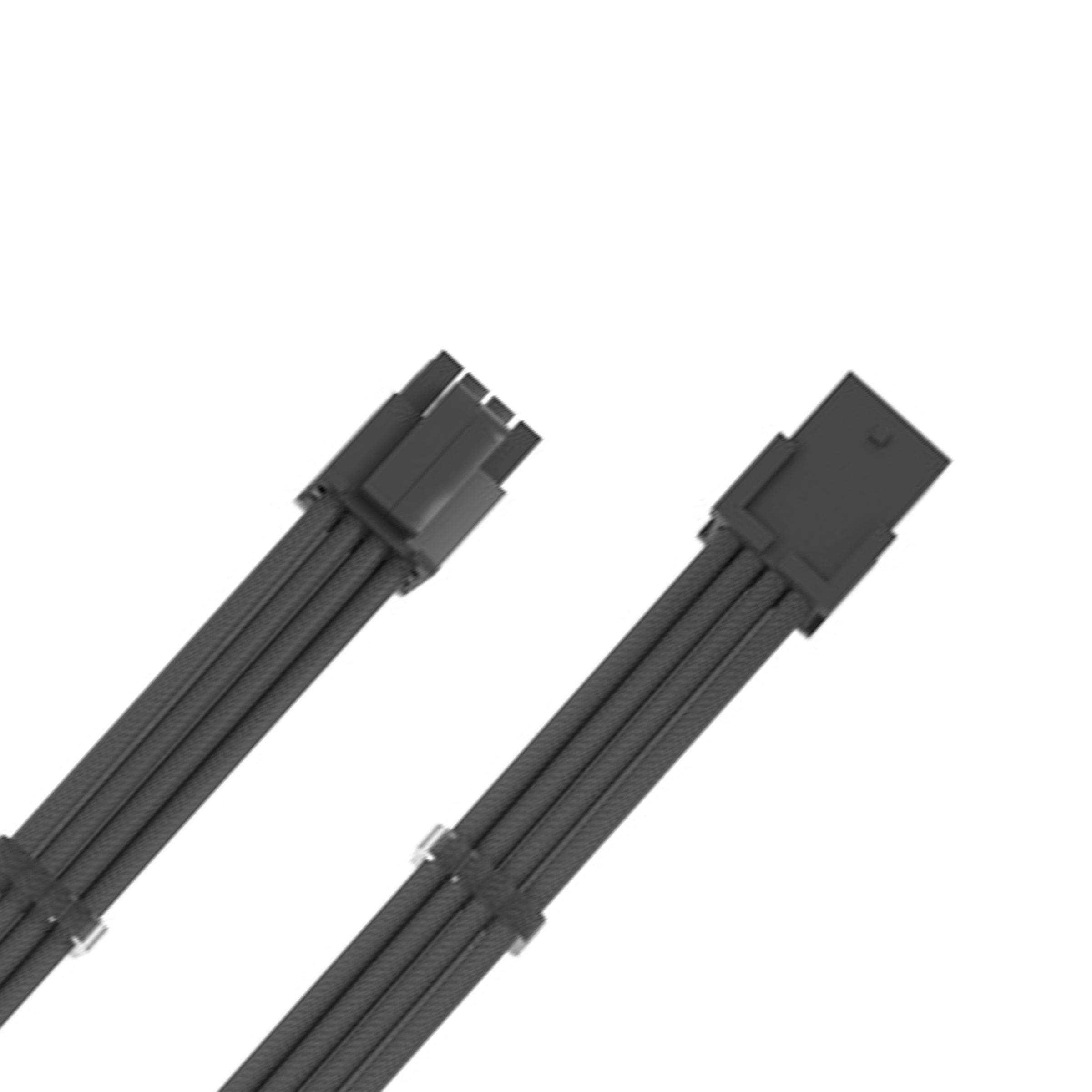 Cruxtec CPU 8Pin Female to 4+4Pin Male cable 30cm White image