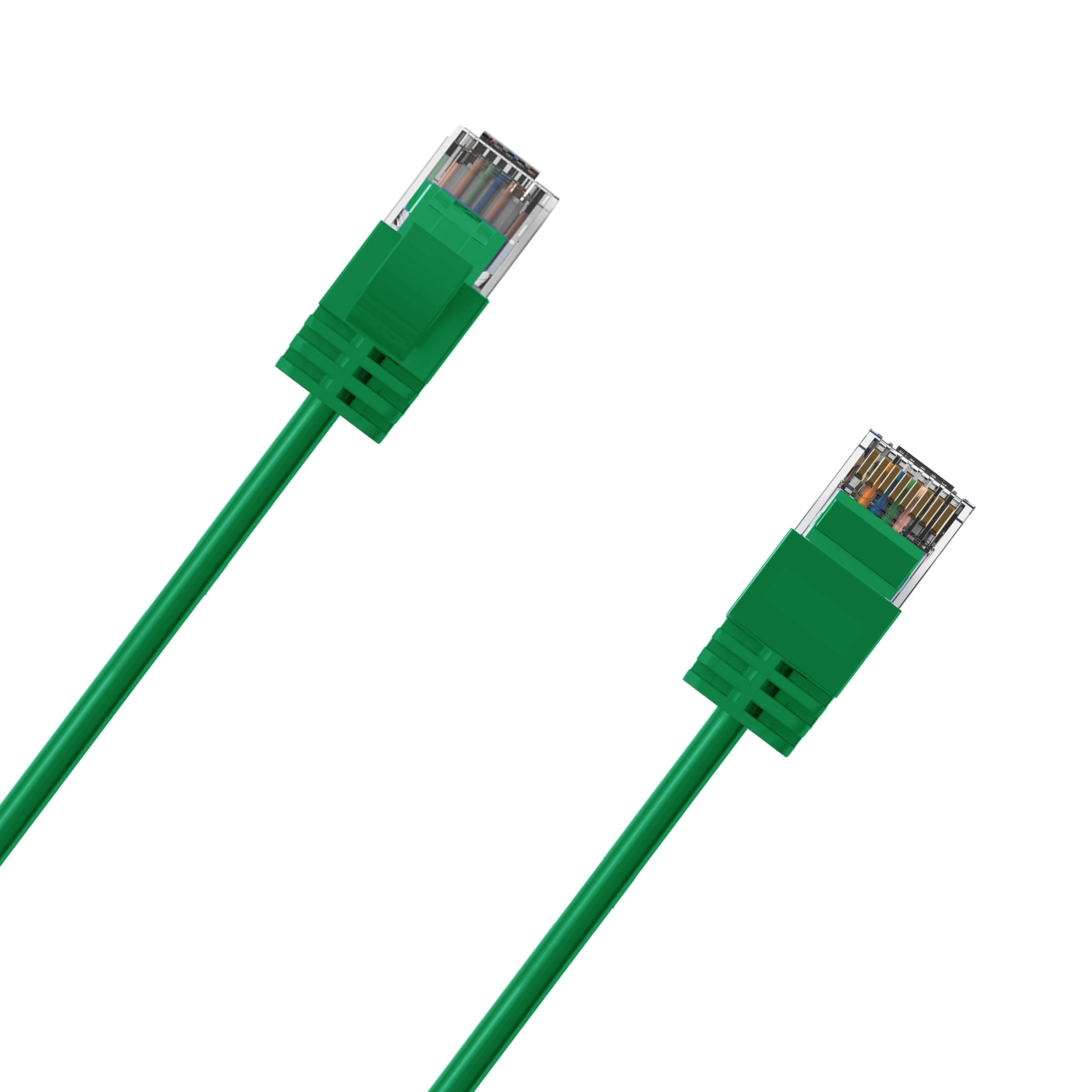 Cruxtec CAT6A UTP 10GbE Ultra-Thin Ethernet Cable (Green 5m) image
