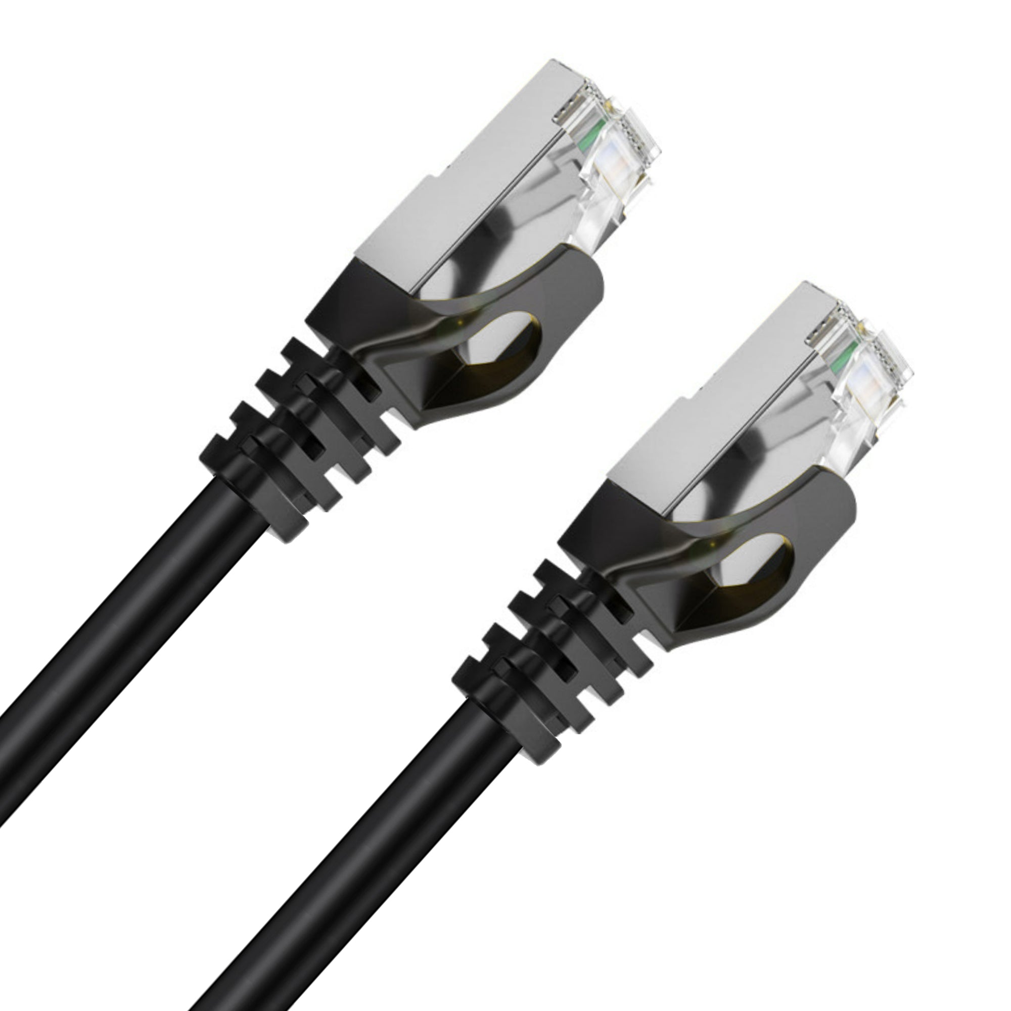 Cruxtec CAT7 SF/FTP 10GbE Shielded Ethernet Cable (Black 3m) image