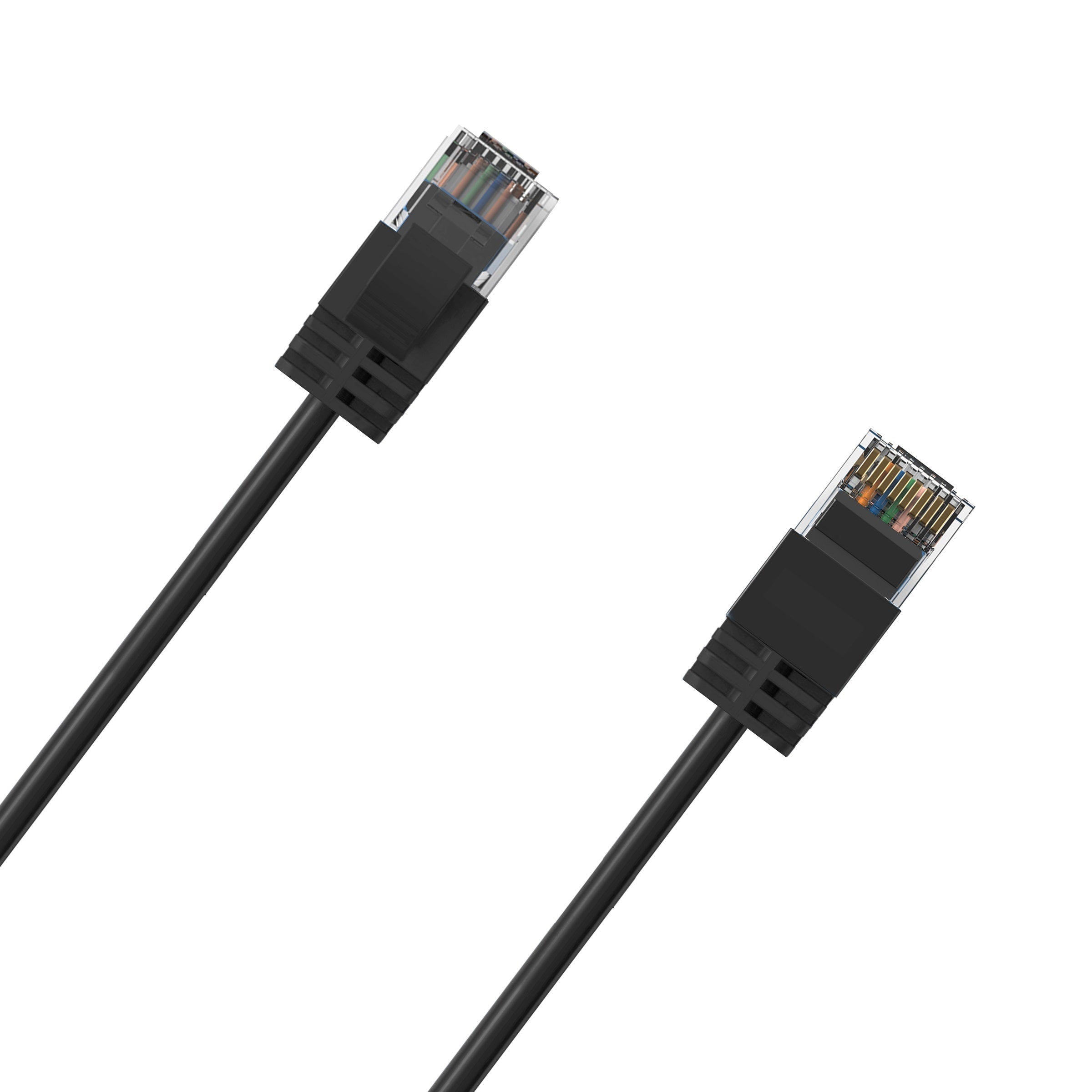 Cruxtec CAT6A UTP 10GbE Ultra-Thin Ethernet Cable (Black 3m) image