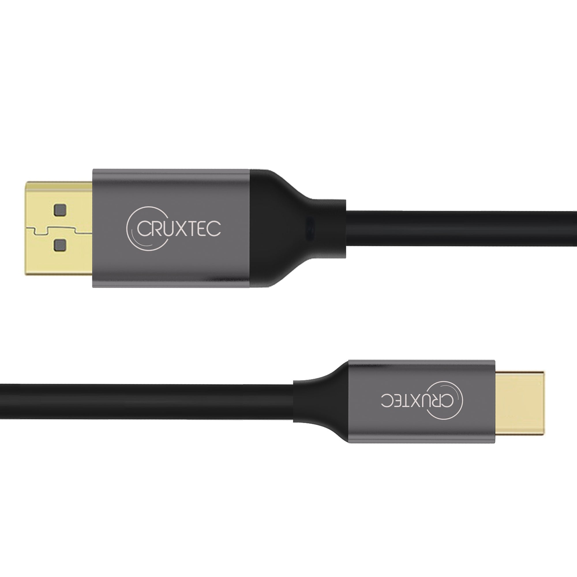 Cruxtec USB-C to DisplayPort Cable 4K@60Hz (Black 2m) image