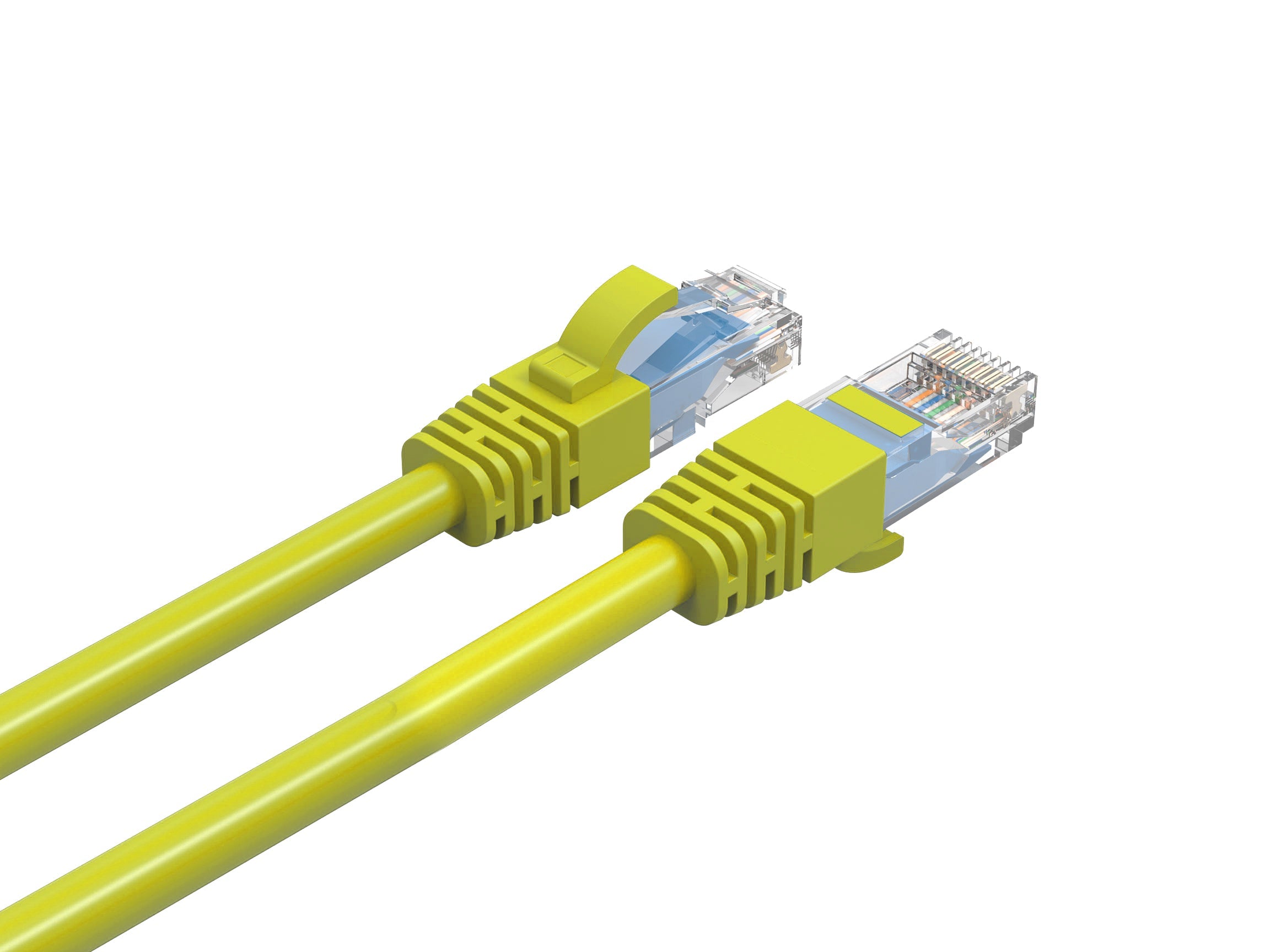 Cruxtec CAT6 UTP 10GbE Ethernet Cable (Yellow 30cm) image