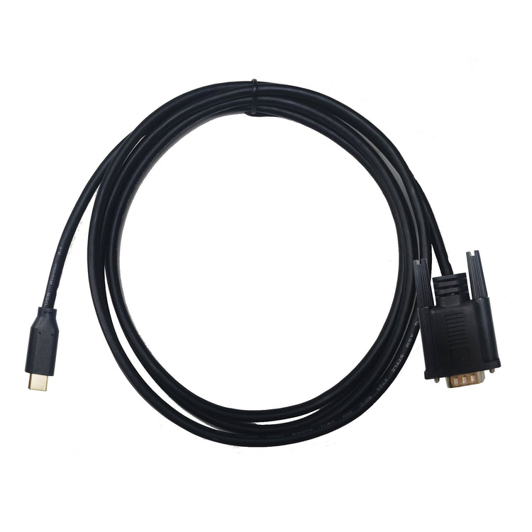Cruxtec USB-C Male to VGA Male Cable (Black 2m) image