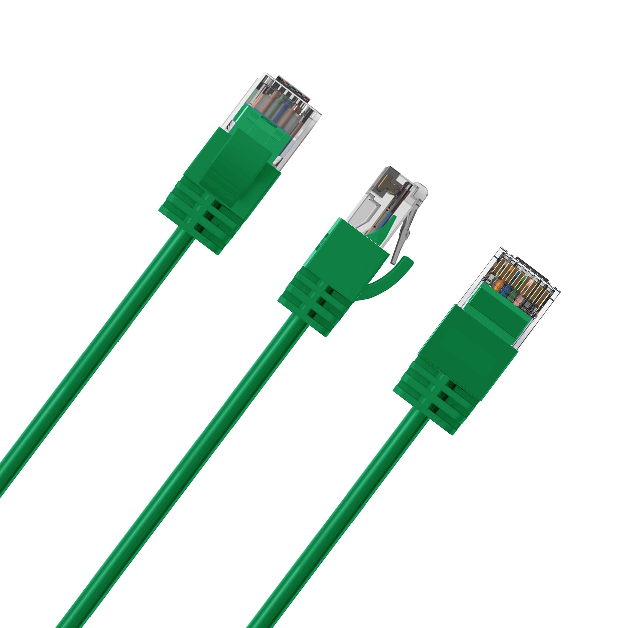 Cruxtec CAT6A UTP 10GbE Ultra-Thin Ethernet Cable (Green 20m) image