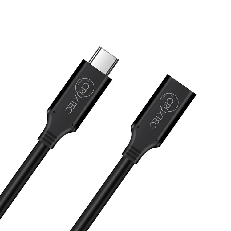 Cruxtec USB-C Male to USB-C Female Extension Cable 4K@60Hz (50cm) image