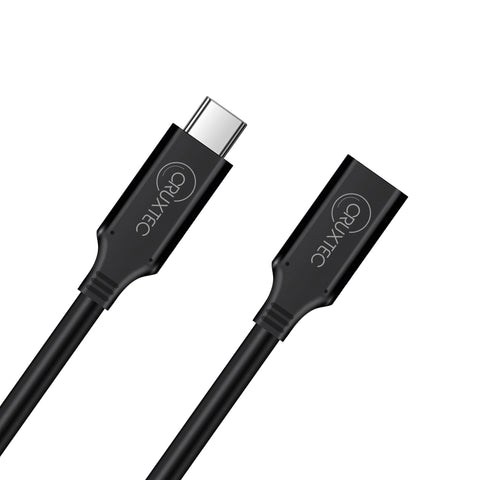 Cruxtec USB-C Male to USB-C Female Extension Cable 4K@60Hz (50cm) image
