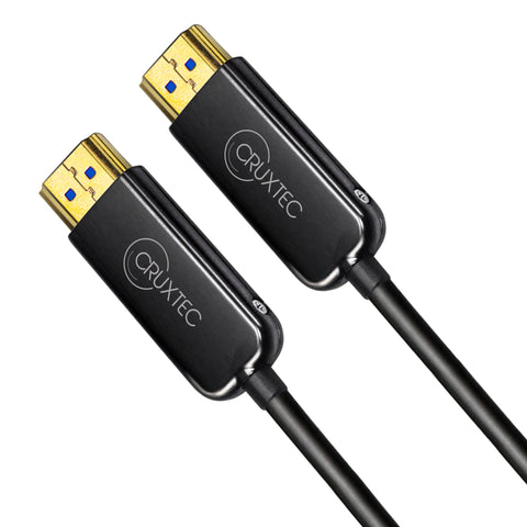 Cruxtec Premium High-Speed Active Optical Fiber HDMI Cable 4K@60Hz (Black 50m) image