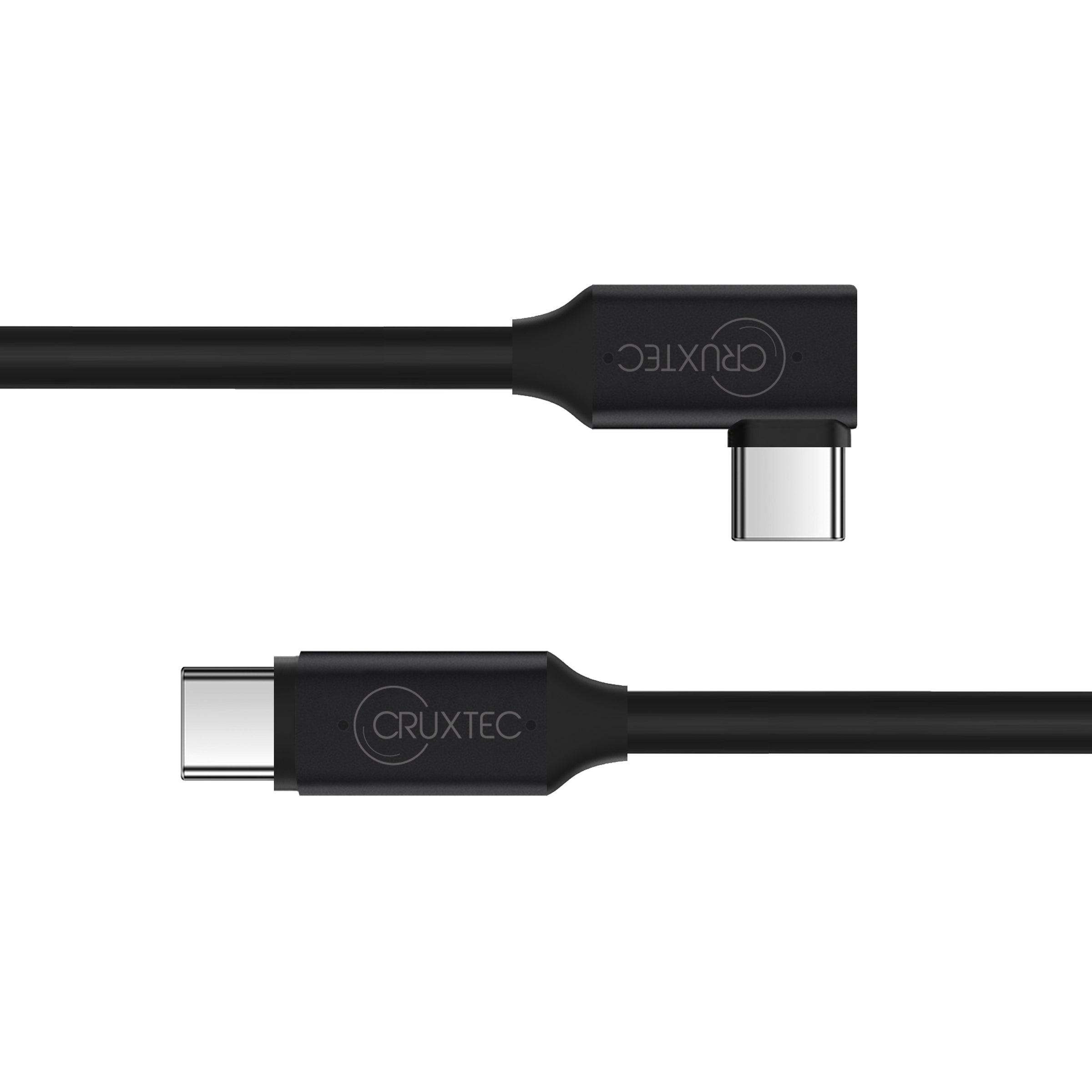 Cruxtec Optical Fiber Right-Angle USB-C to USB-C VR Link Cable (Black 5m) image