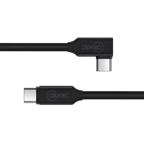 Cruxtec Optical Fiber Right-Angle USB-C to USB-C VR Link Cable (Black 5m) image