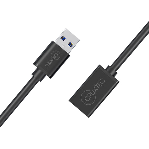 Cruxtec USB-A Male to USB-A Female Extension Cable (2m) image