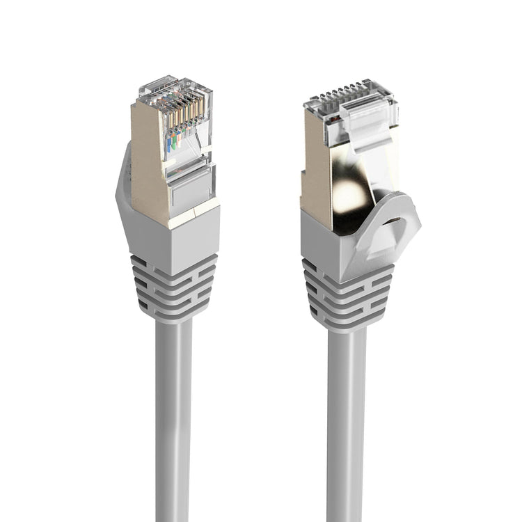 Cruxtec CAT7 SF/FTP 10GbE Shielded Ethernet Cable (White 50cm) image