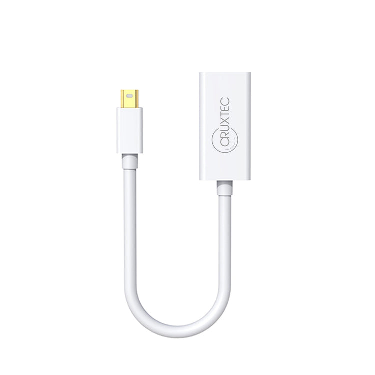 Cruxtec Mini DisplayPort Male to HDMI Female Cable Adapter 4K@30Hz (20cm) image