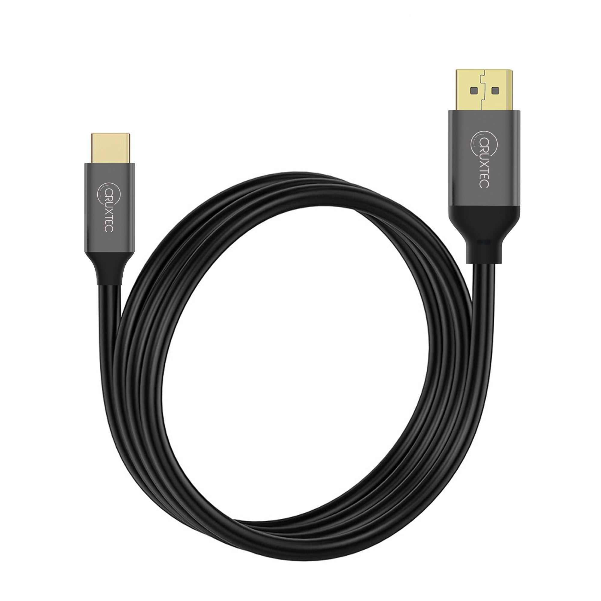 Cruxtec USB-C to DisplayPort Cable 4K@60Hz (Black 2m) image