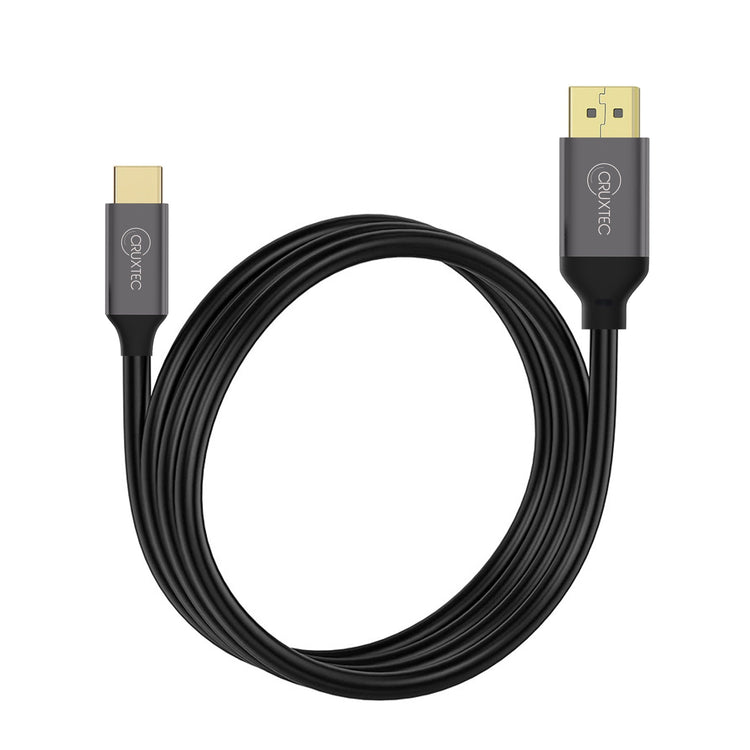 Cruxtec USB-C to DisplayPort Cable 4K@60Hz (Black 2m) image