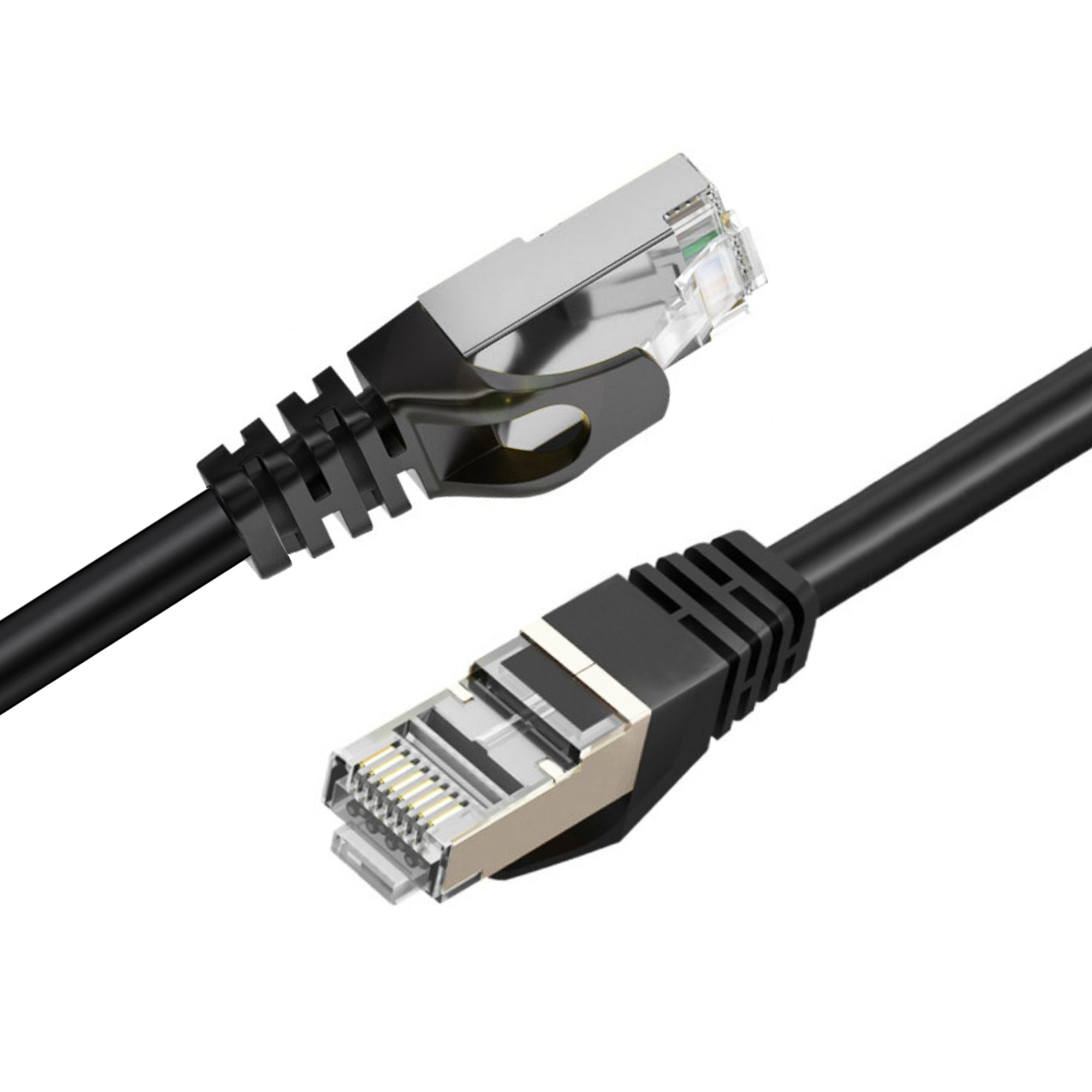 Cruxtec CAT7 SF/FTP 10GbE Shielded Ethernet Cable (Black 30m) image