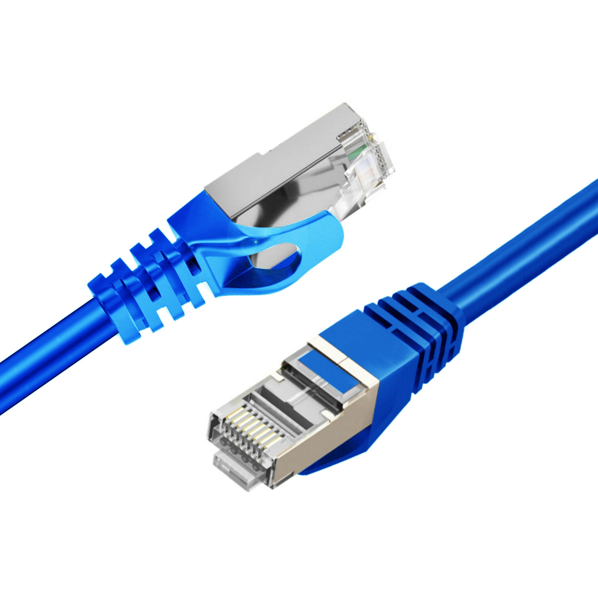 Cruxtec CAT7 SF/FTP 10GbE Shielded Ethernet Cable (Blue 30m) image
