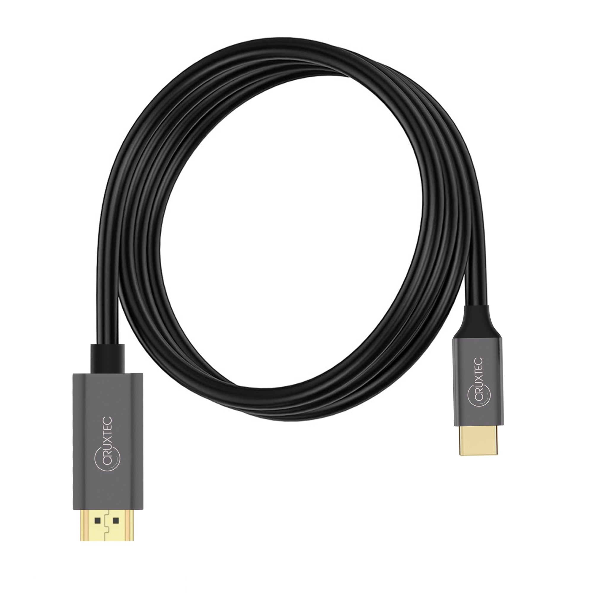 Cruxtec USB-C to HDMI Cable 8K@60Hz / 4K@120Hz (Black 1m) image