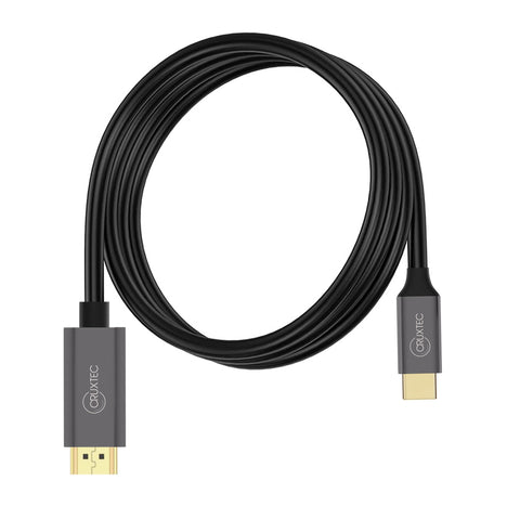 Cruxtec USB-C to HDMI Cable 8K@60Hz / 4K@120Hz (Black 1m) image
