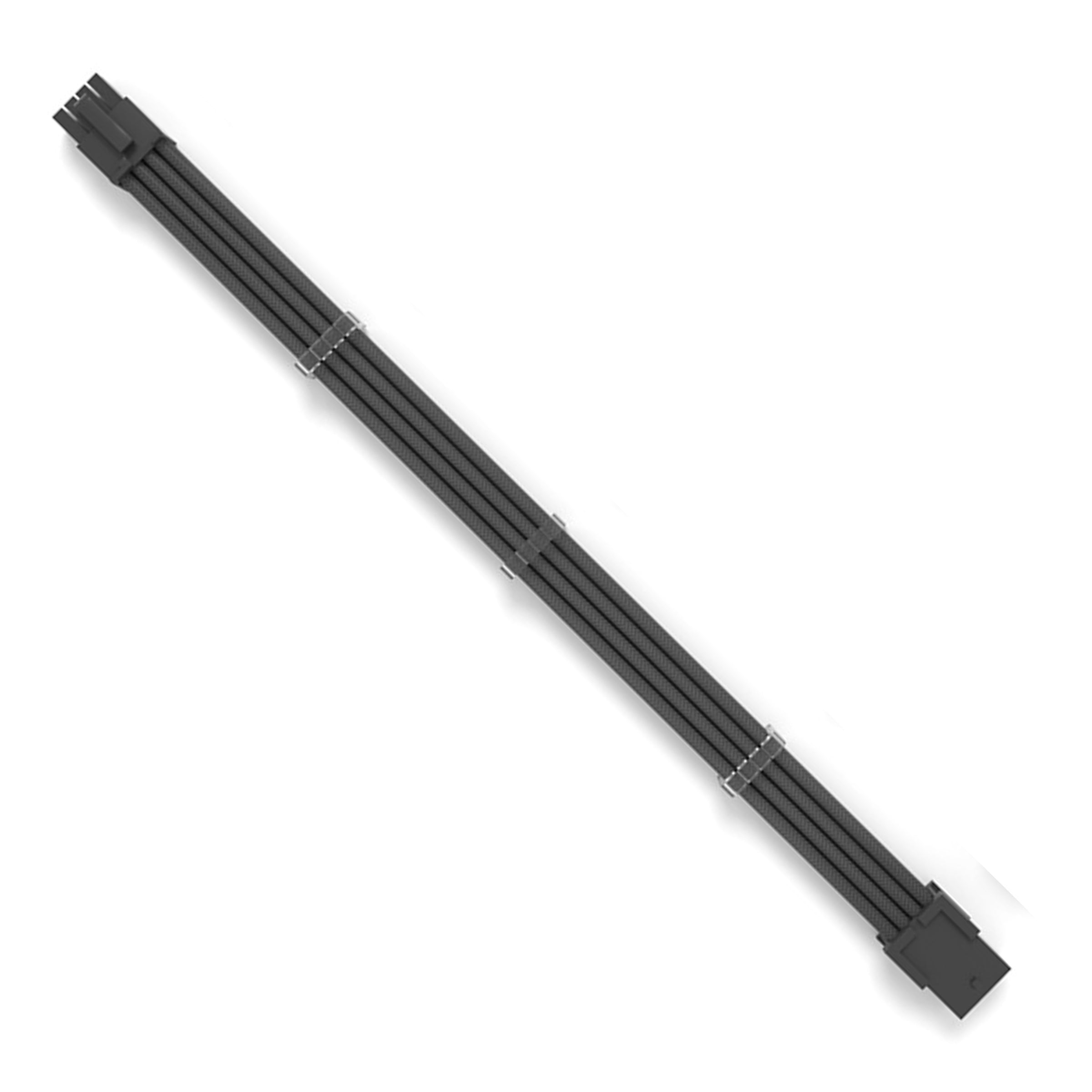Cruxtec PCIe 8Pin Female to 6+2Pin Male Cable (Black 35cm) image