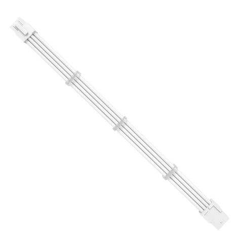 Cruxtec PCIe 8Pin Female to 6+2Pin Male Cable (White 35cm) image