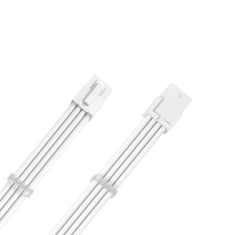 Cruxtec PCIe 8Pin Female to 6+2Pin Male Cable (White 35cm) image