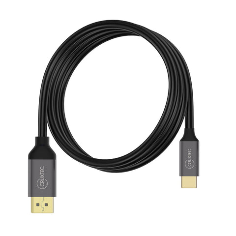 Cruxtec USB-C to DisplayPort Cable 4K@60Hz (Black 1m) image
