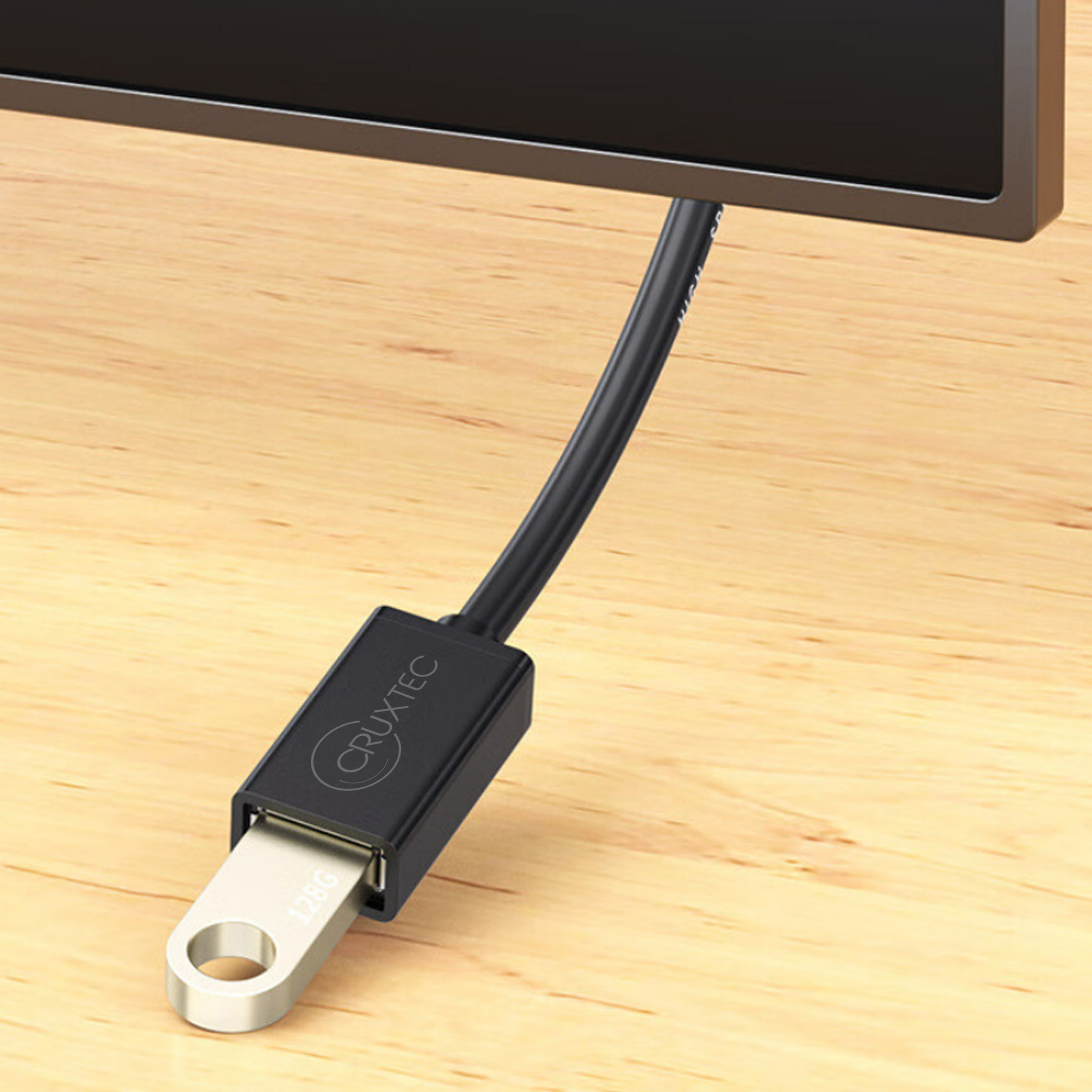 Cruxtec USB-A Male to USB-A Female Extension Cable (3m) image