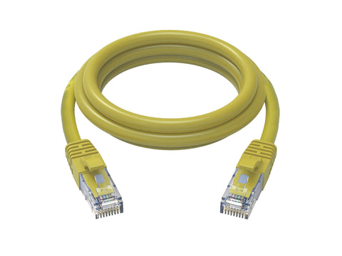 Cruxtec CAT6 UTP 10GbE Ethernet Cable (Yellow 50cm) image